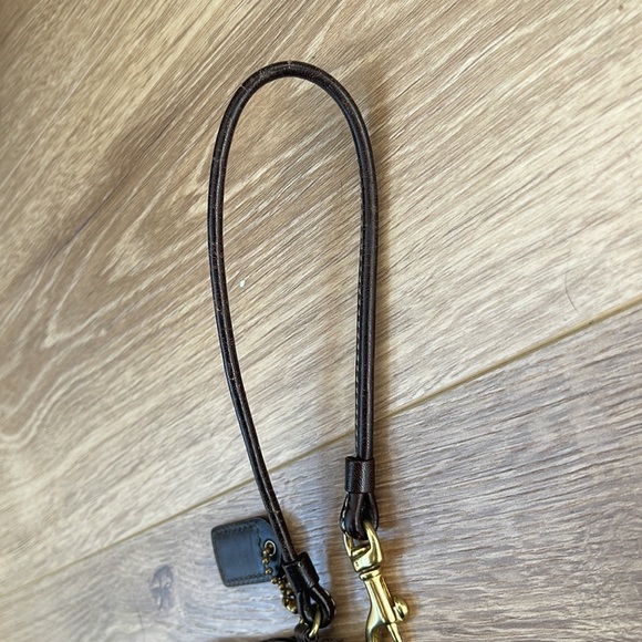 Authentic Coach Brown Monogram Wristlet - Picture 7 of 7
